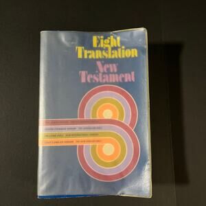 Eight Translation New Testament - Vintage Parallel Bible (Hardcover, 1970s)